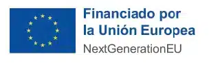 Logotip de FInançat per l'Unió Europea, Next Generation EU